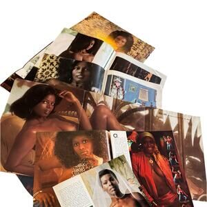 1970s Playboy African American Playmate Centerfold Lot Black History Vintage